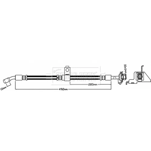 Brzdová hadica BORG & BECK BBH8130