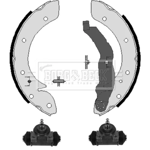 Sada brzdových čeľustí BORG & BECK BBS1035K