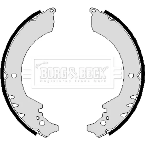 Sada brzdových čeľustí BORG & BECK BBS6109