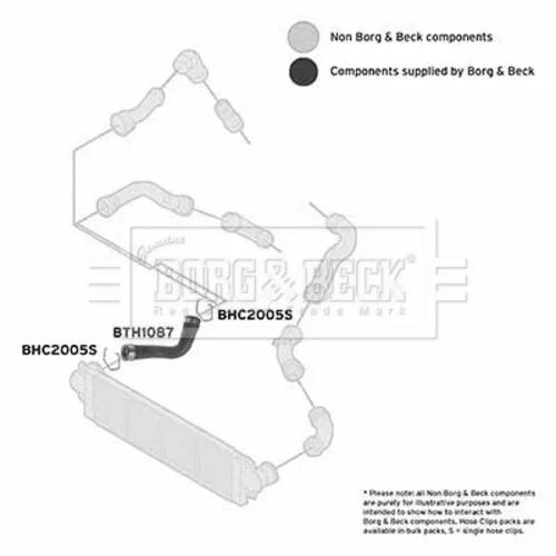 Hadica plniaceho vzduchu BORG & BECK BTH1087 - obr. 1