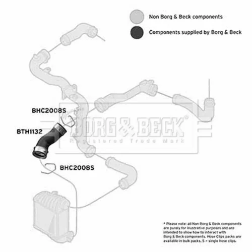 Hadica plniaceho vzduchu BORG & BECK BTH1132 - obr. 1