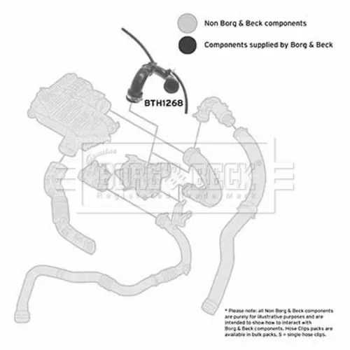 Hadica plniaceho vzduchu BORG & BECK BTH1268 - obr. 1