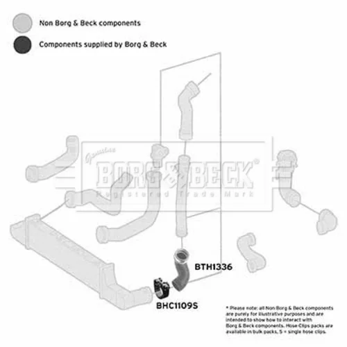 Hadica plniaceho vzduchu BORG & BECK BTH1336 - obr. 1