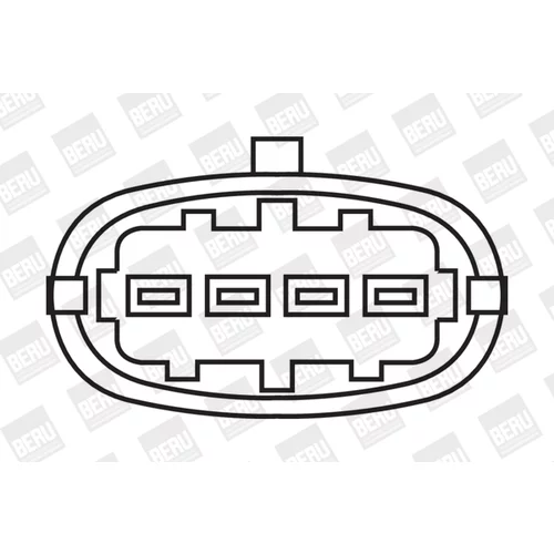 Zapaľovacia cievka BERU ZS306 - obr. 1