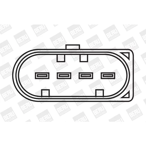 Zapaľovacia cievka BERU ZSE054 - obr. 1