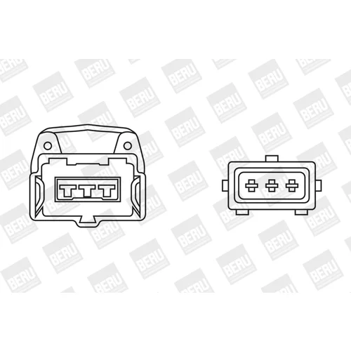 Zapaľovacia cievka BERU ZSE007 - obr. 1