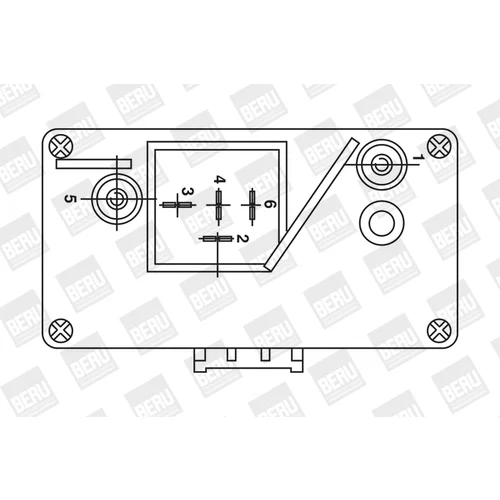 Relé žeraviaceho systému BERU GR066 - obr. 1