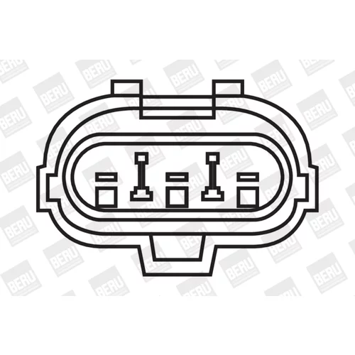 Zapaľovacia cievka BERU ZS267 - obr. 1