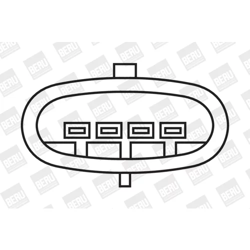 Zapaľovacia cievka BERU ZS371 - obr. 1