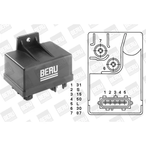 Relé žeraviaceho systému BERU GR034 - obr. 3