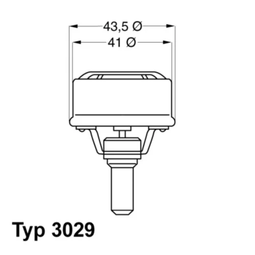 Termostat chladenia WAHLER 3029.83