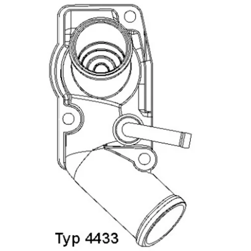 Termostat chladenia WAHLER 4433.92D