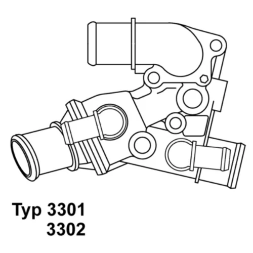 Termostat chladenia WAHLER 3302.80D