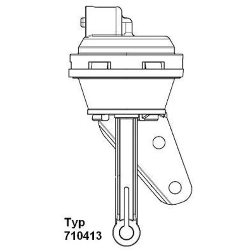 Ventil riadenia podtlaku pre recyrkuláciu výfukových plynov WAHLER 710413