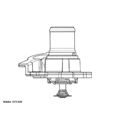 Termostat chladenia WAHLER 3171.82D