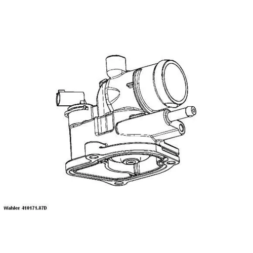 Termostat chladenia WAHLER 410171.87D - obr. 3