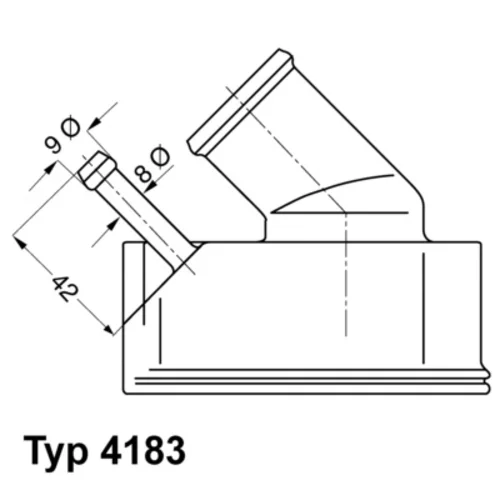 Termostat chladenia WAHLER 4183.92D