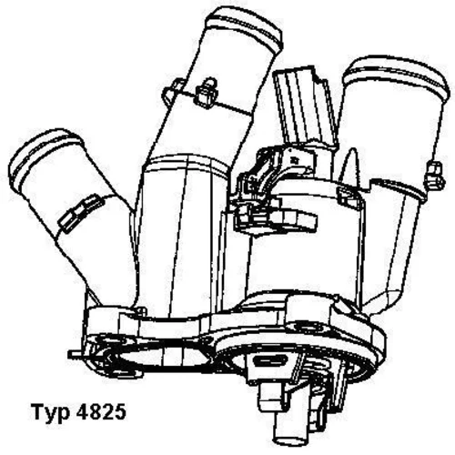 Termostat chladenia WAHLER 4825.98D