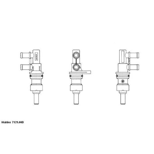 Termostat chladenia WAHLER 7129.00D