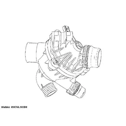 Termostat chladenia WAHLER 410766.103D0 - obr. 3