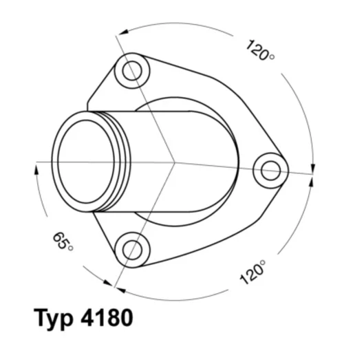 Termostat chladenia WAHLER 4180.82D