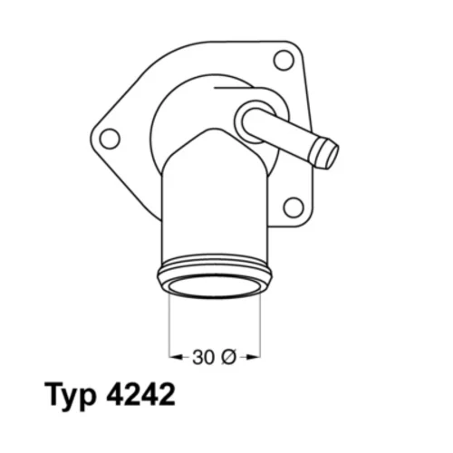 Termostat chladenia WAHLER 4242.92D