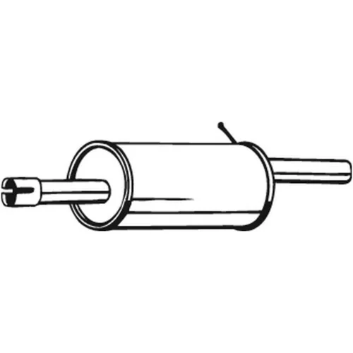 Koncový tlmič výfuku 200-555 /BOSAL/