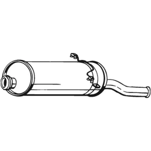 Koncový tlmič výfuku BOSAL 135-021