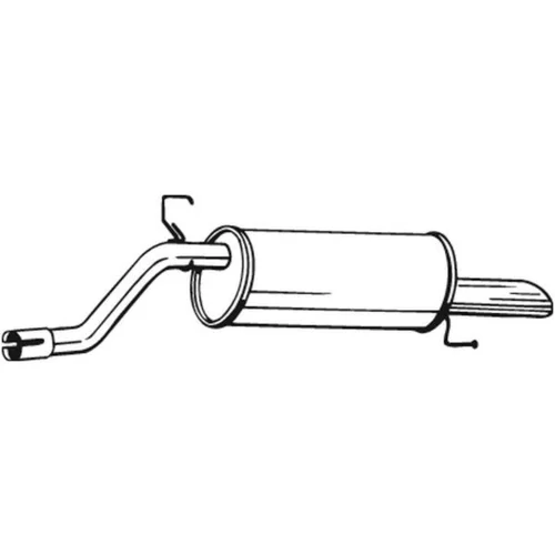 Koncový tlmič výfuku BOSAL 185-181