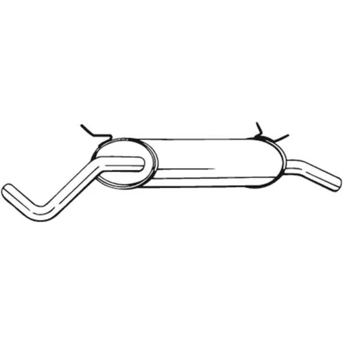 Koncový tlmič výfuku BOSAL 200-229