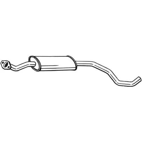 Stredný tlmič výfuku BOSAL 281-579