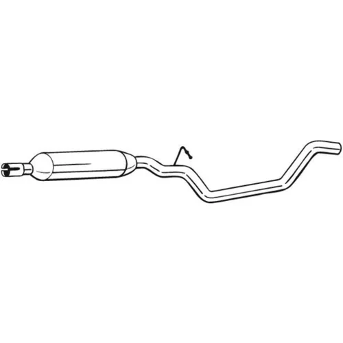 Stredný tlmič výfuku BOSAL 283-937