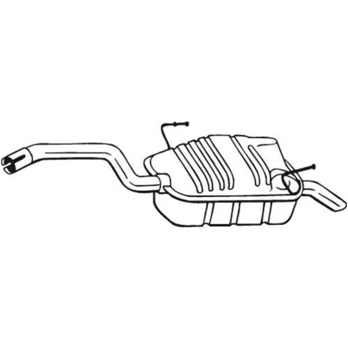 Koncový tlmič výfuku BOSAL 190-905