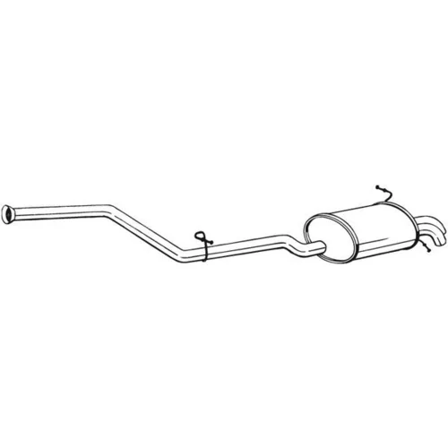 Koncový tlmič výfuku BOSAL 286-057