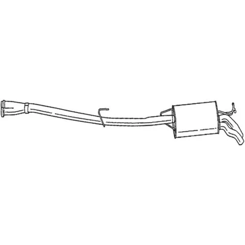 Koncový tlmič výfuku BOSAL 288-475