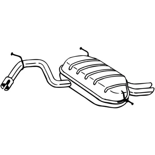 Koncový tlmič výfuku BOSAL 220-677