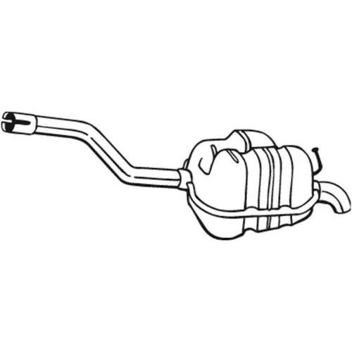 Koncový tlmič výfuku BOSAL 233-543