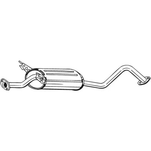 Stredný tlmič výfuku BOSAL 281-865