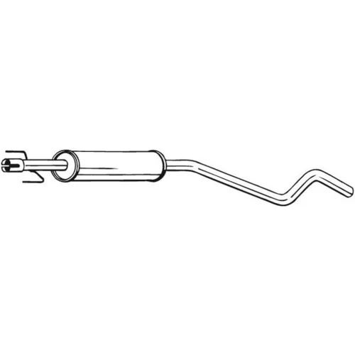 Stredný tlmič výfuku BOSAL 286-475