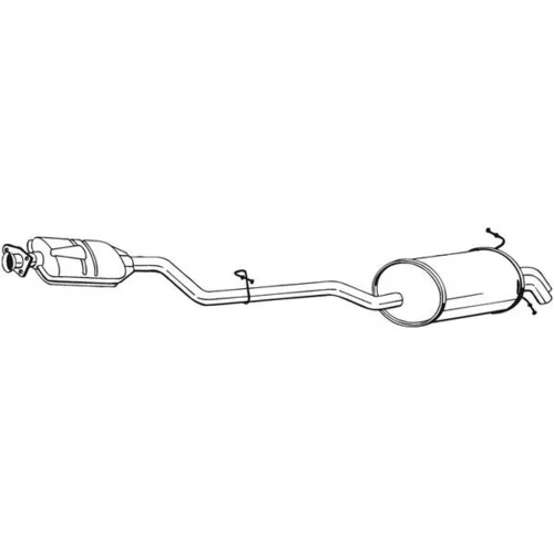 Koncový tlmič výfuku BOSAL 286-055