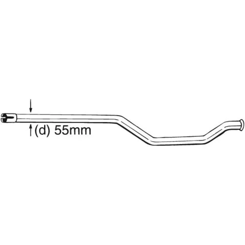 Opravné potrubie pre katalyzátor BOSAL 889-003