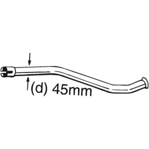 Opravné potrubie pre katalyzátor 889-150 /BOSAL/