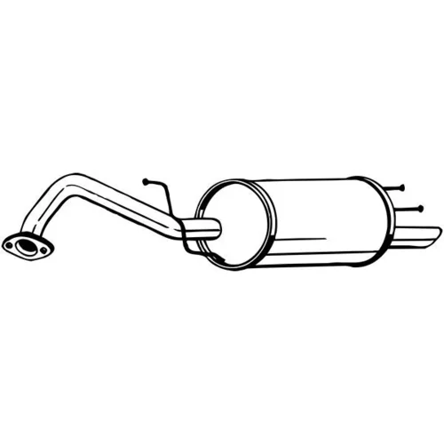 Koncový tlmič výfuku BOSAL 141-009