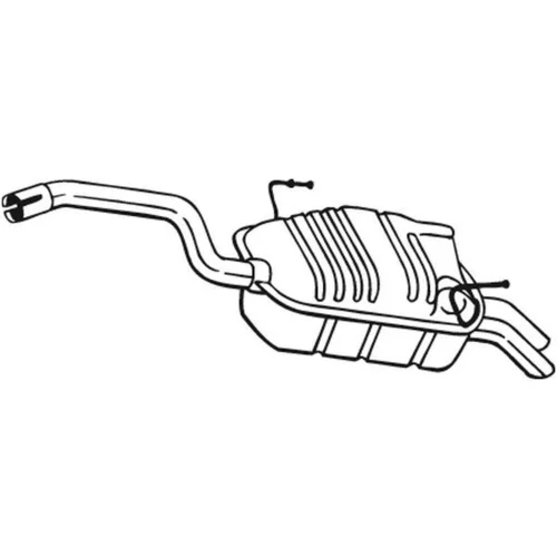 Koncový tlmič výfuku 190-903 /BOSAL/