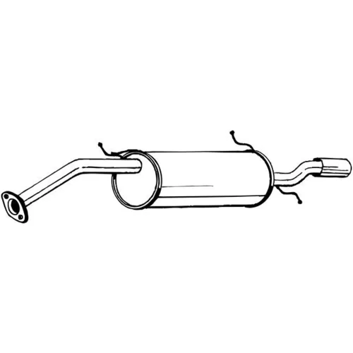 Koncový tlmič výfuku BOSAL 278-077