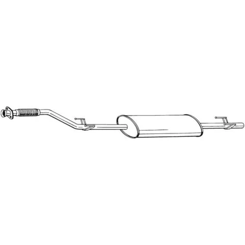 Predný tlmič výfuku BOSAL 293-209