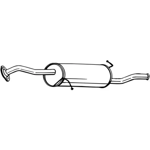 Koncový tlmič výfuku 278-619 /BOSAL/