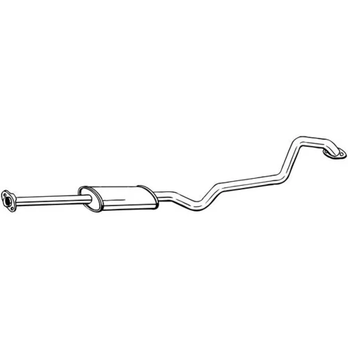 Stredný tlmič výfuku BOSAL 288-093