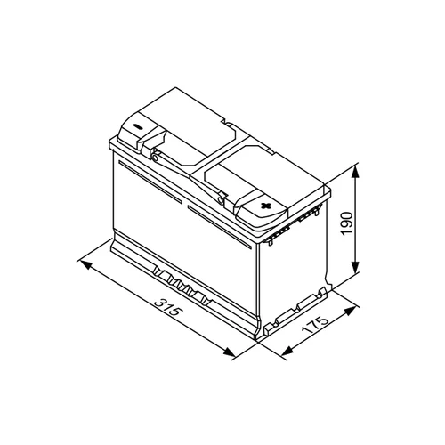 Štartovacia batéria BOSCH 0 092 S50 110 - obr. 4