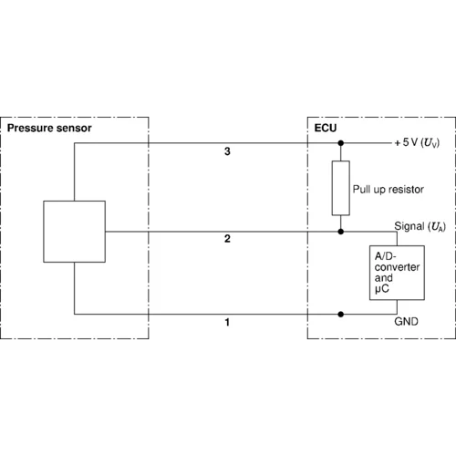 Senzor tlaku paliva BOSCH 0 281 002 238 - obr. 2